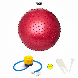 75CM 85CM Message Point Yoga Balls Fitness Gym Balance Fitball Exercise Pilates Workout