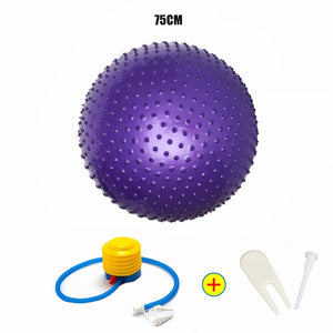 75CM 85CM Message Point Yoga Balls Fitness Gym Balance Fitball Exercise Pilates Workout