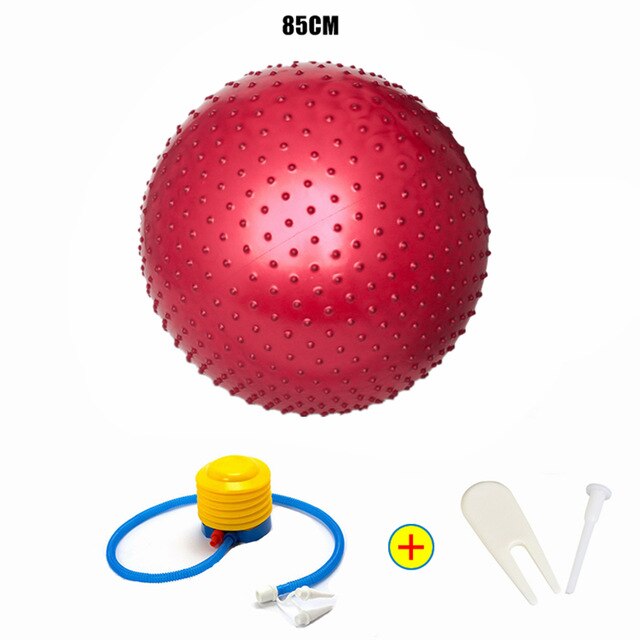 75CM 85CM Message Point Yoga Balls Fitness Gym Balance Fitball Exercise Pilates Workout