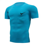 Gym t shirt jogger Sport Shirt Men Fitness Running Shirt Man Dry Fit Short Sleeve Train T Shirt